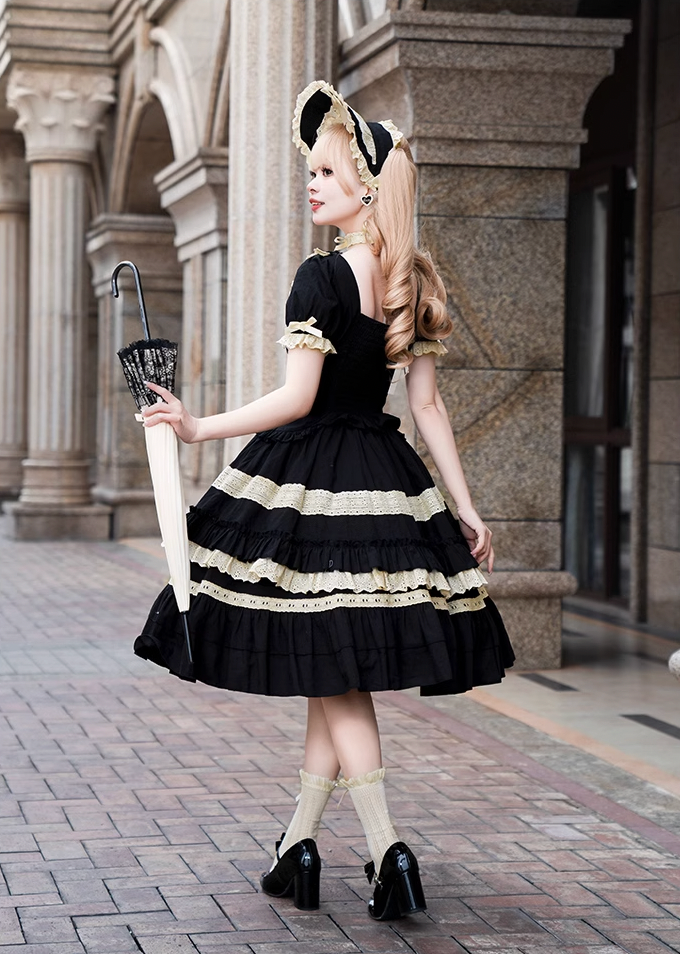 White Ribbon Lolita Dress WIT0024