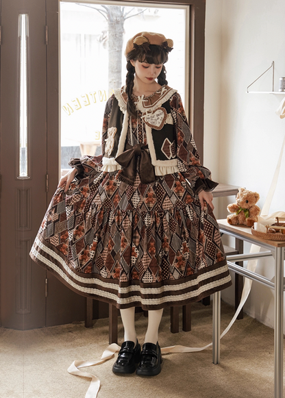 Sweet Bear Brown Dress WIT0030