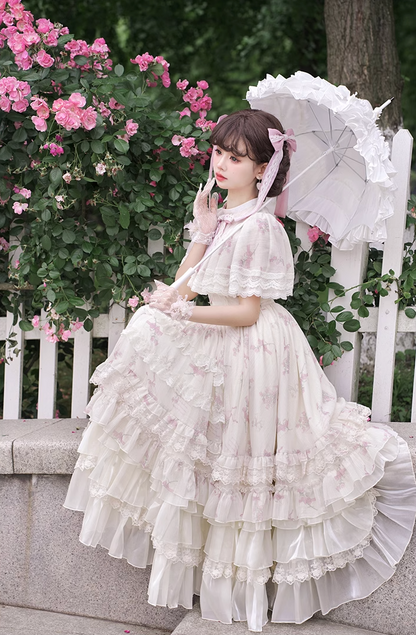 Edwardian Pink Lolita Dress WIT0047