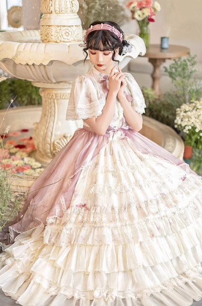 Edwardian Pink Lolita Dress WIT0047