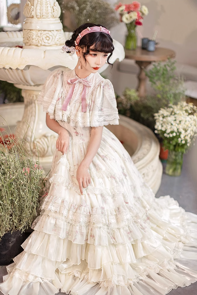 Edwardian Pink Lolita Dress WIT0047