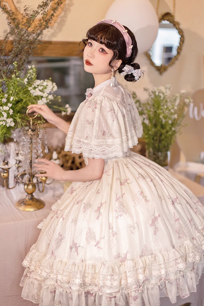 Edwardian Pink Lolita Dress WIT0047