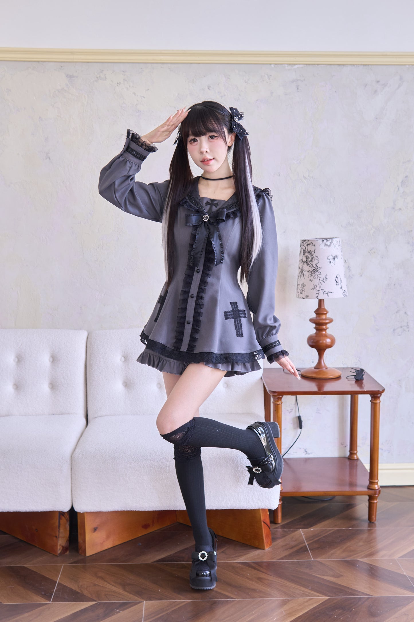 Ground Mine Girl Style Big Ribbon Dress NOG0004