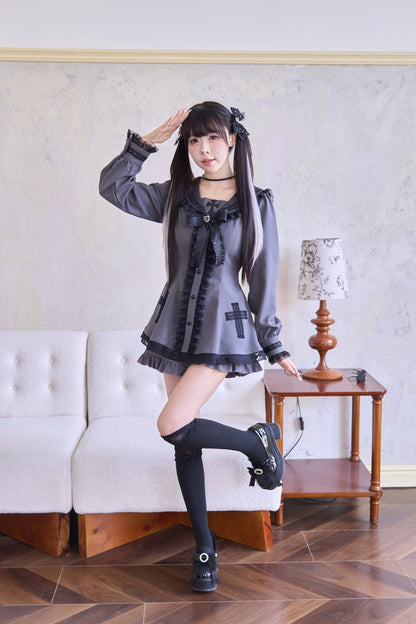 Ground Mine Girl Style Big Ribbon Dress NOG0004