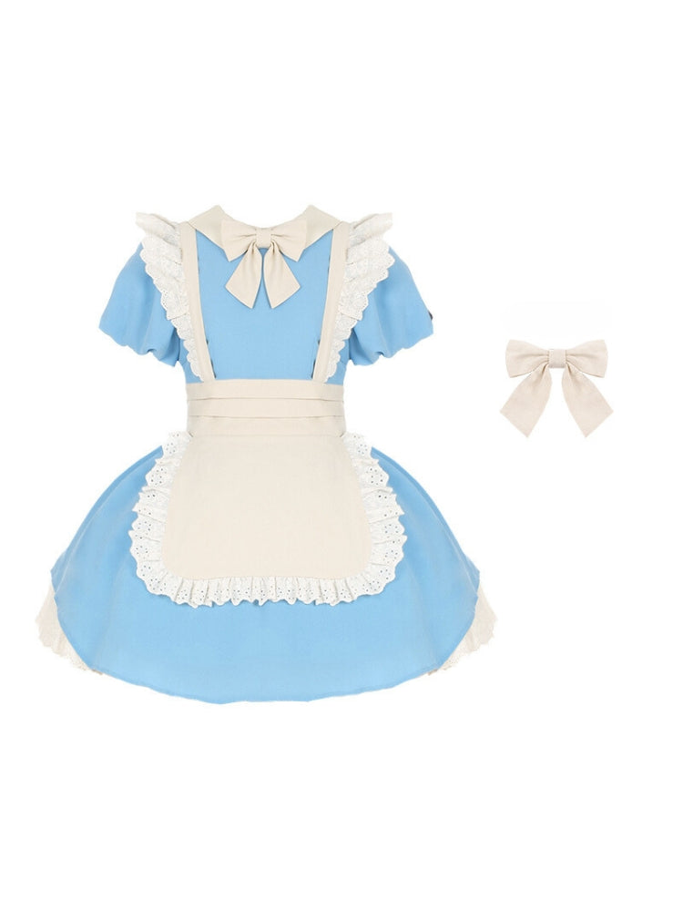 Maid-Style Dress with Ribbon WIT0063