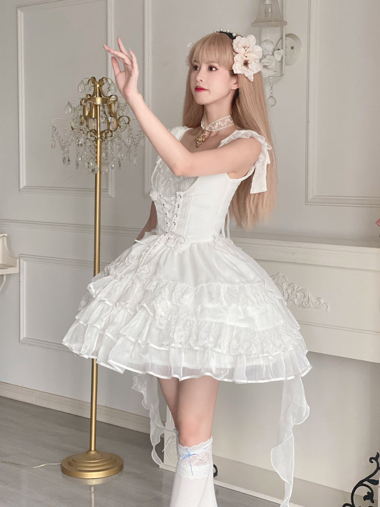 White Wedding Princess Dress YOU0007