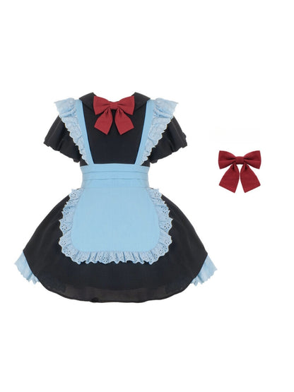 Maid-Style Dress with Ribbon WIT0063