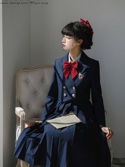 School Uniform Style Jacket & skirt HUT0061