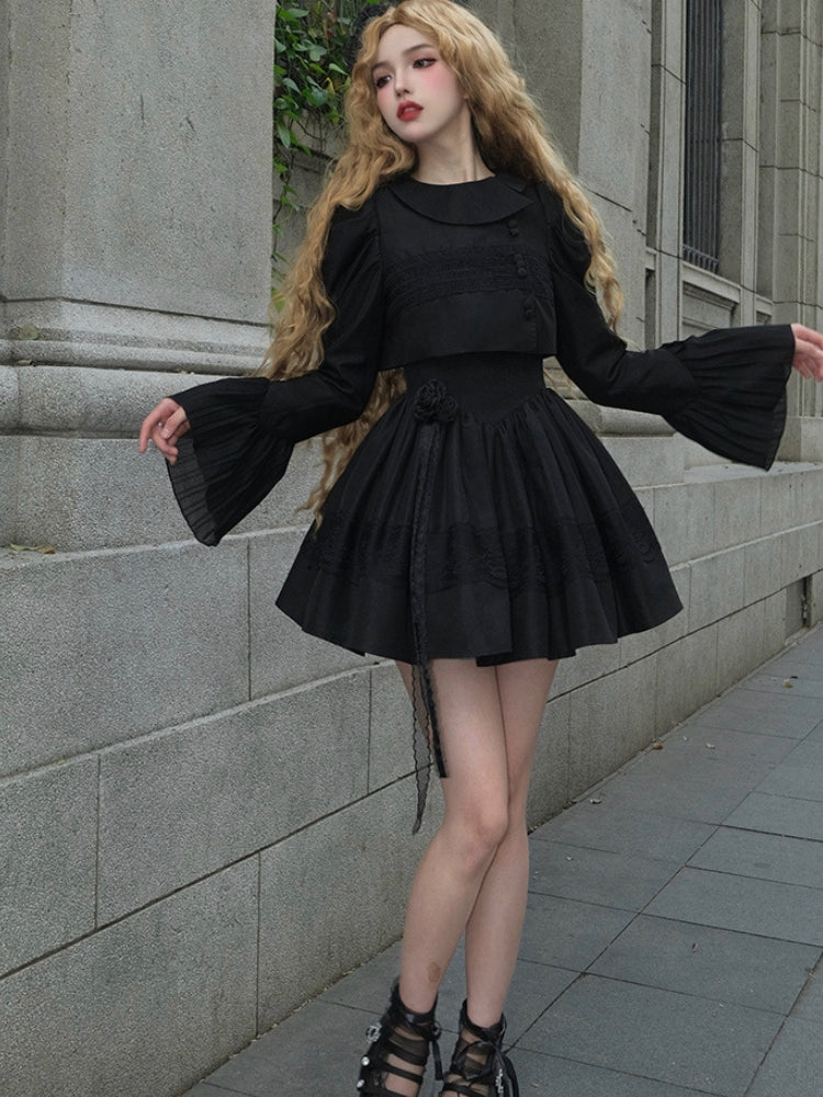 Classic Black Simple Dress WIT0083