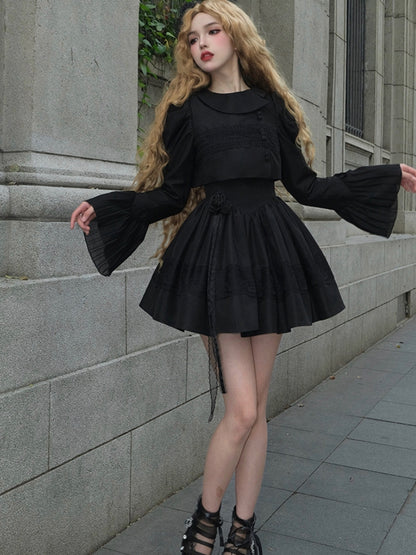 Classic Black Simple Dress WIT0083