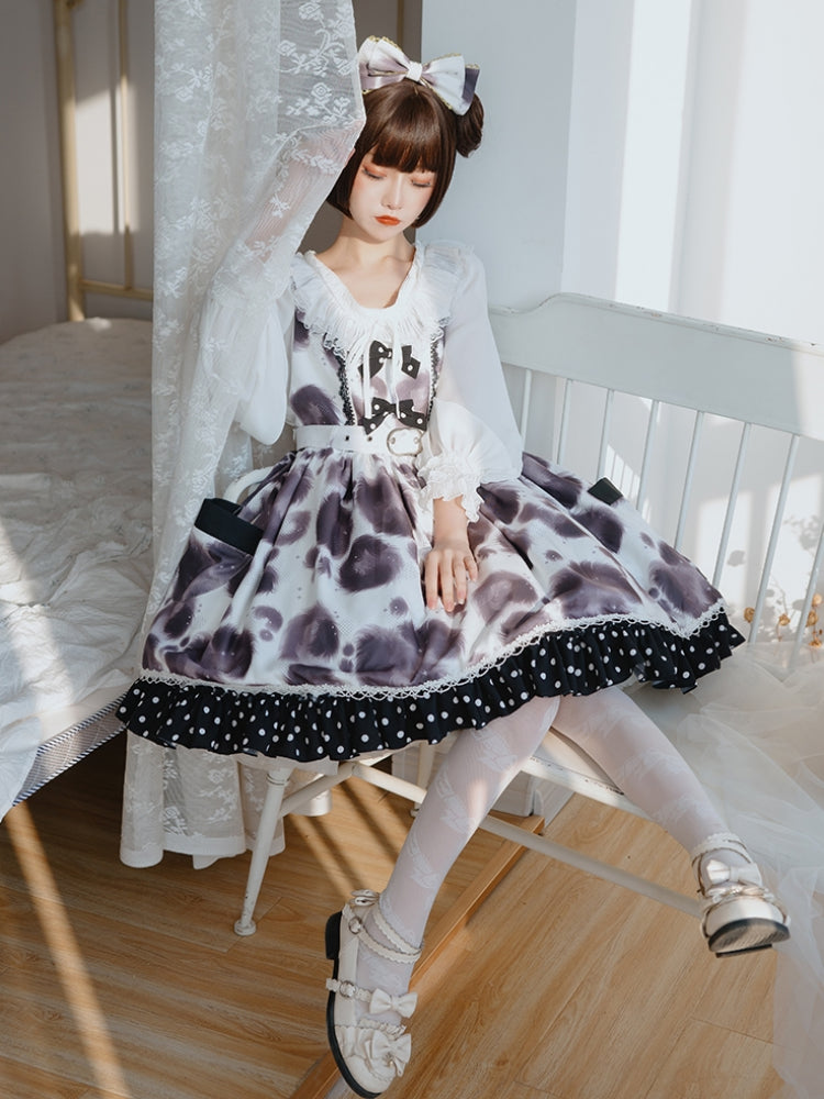 Bleeding Cow Print Dress CAT0071