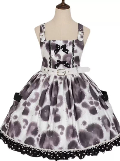 Bleeding Cow Print Dress CAT0071