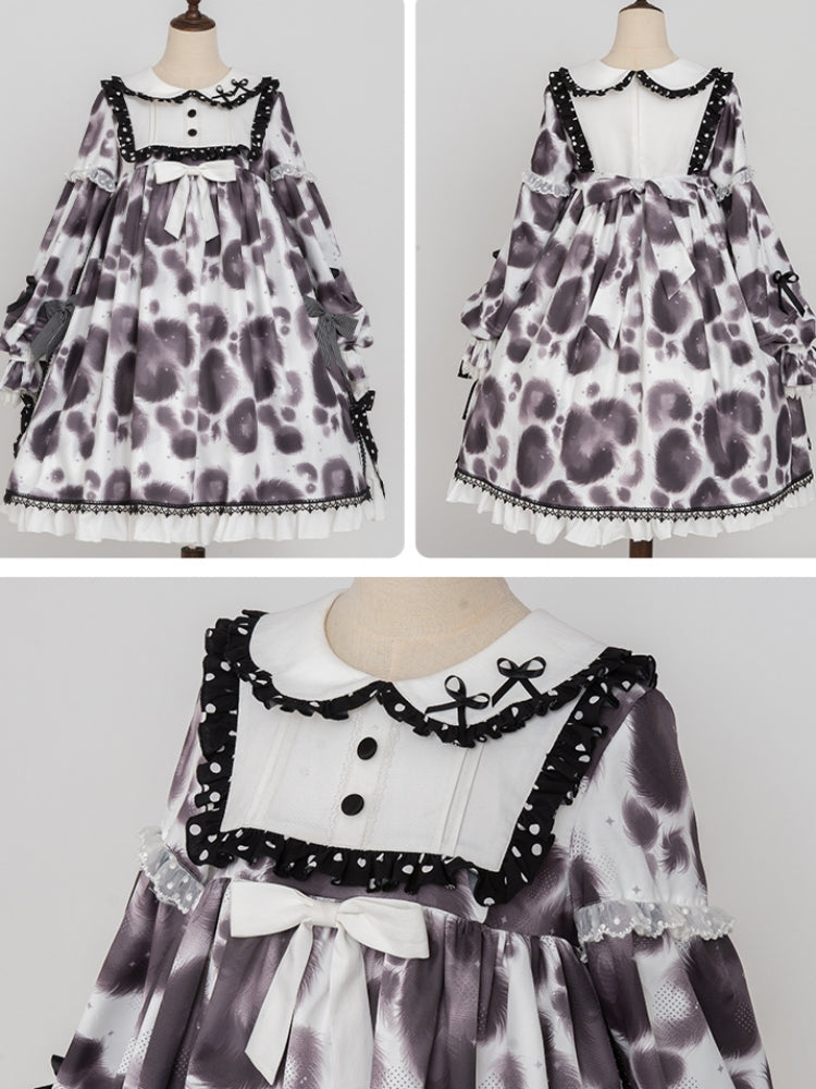 Bleeding Cow Print Dress CAT0071