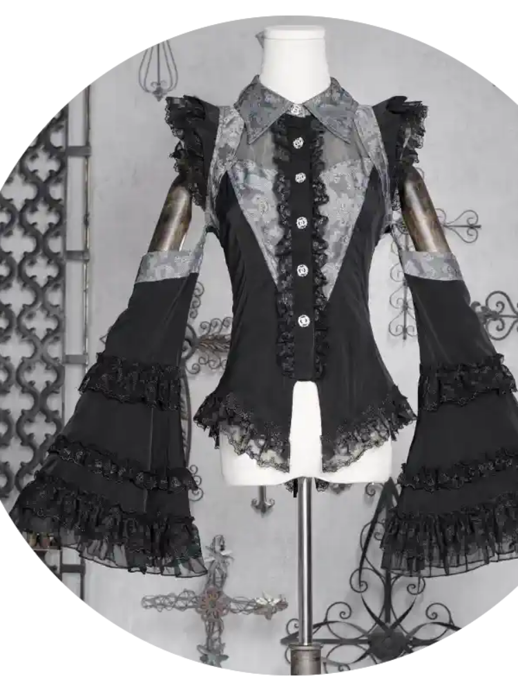 Chinese Style Gothic Dark Two-Piece CAT0065