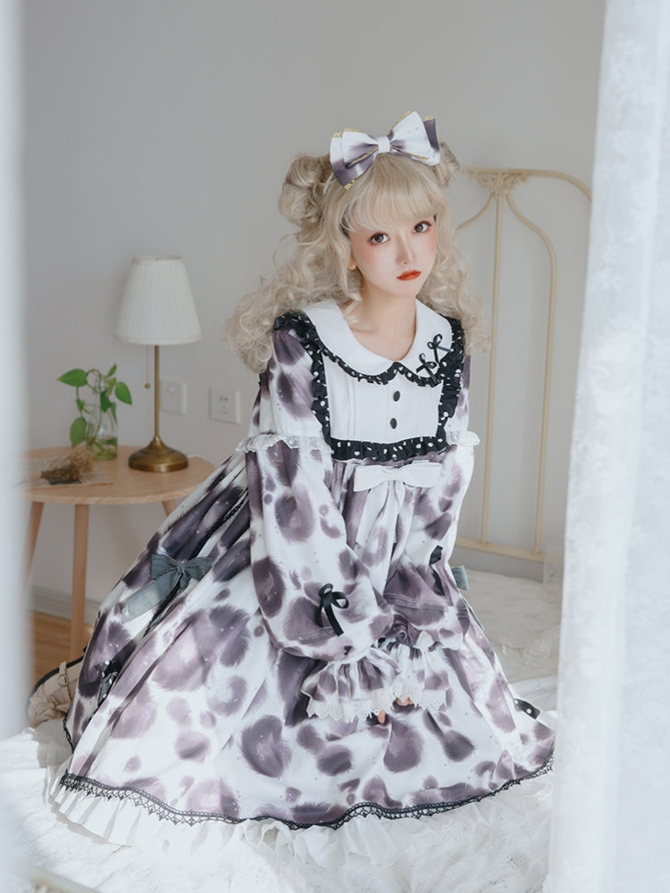 Bleeding Cow Print Dress CAT0071