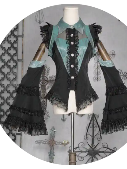 Chinese Style Gothic Dark Two-Piece CAT0065