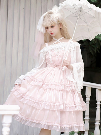 Frill Tiered Camisole Lolita Dress EIY0006