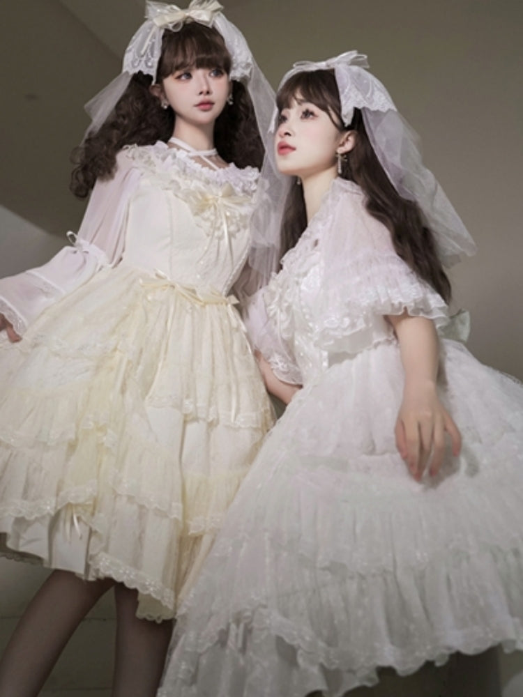 Angel Lace Frill Lolita Dress EIY0017