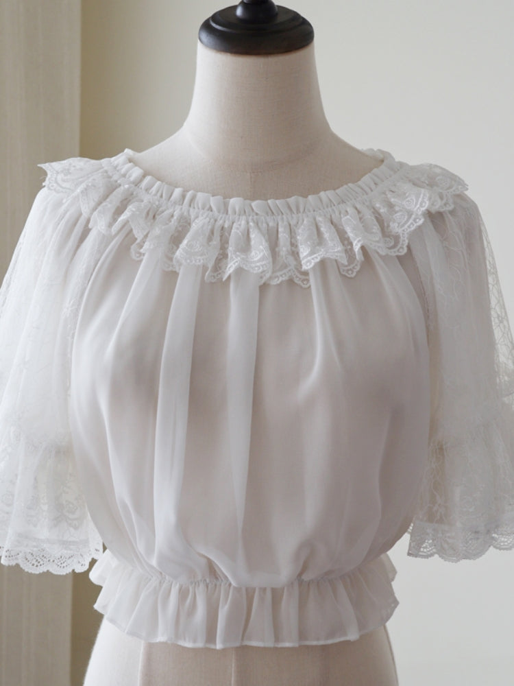 Angel Lace Frill Lolita Dress EIY0017