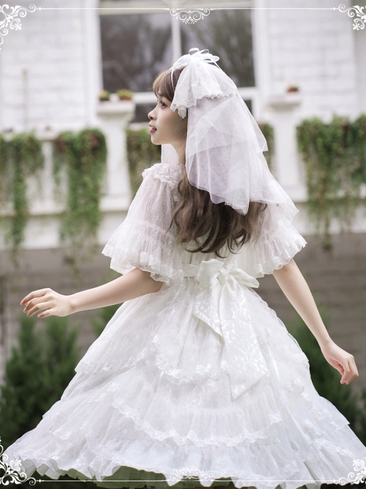 Angel Lace Frill Lolita Dress EIY0017