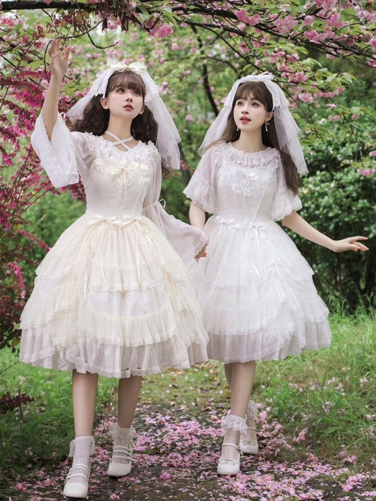 Angel Lace Frill Lolita Dress EIY0017