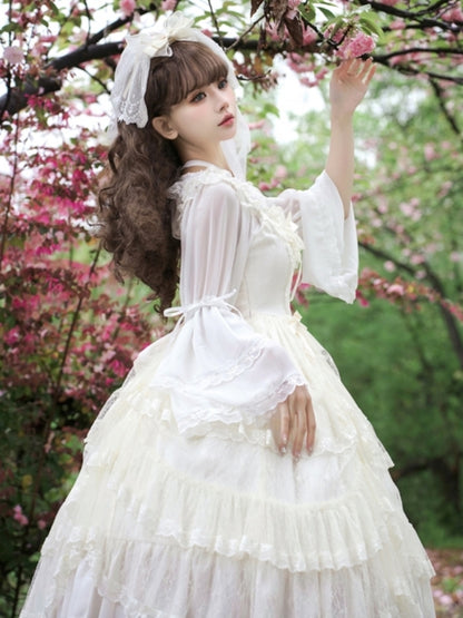 Angel Lace Frill Lolita Dress EIY0017