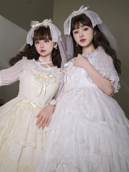 Angel Lace Frill Lolita Dress EIY0017