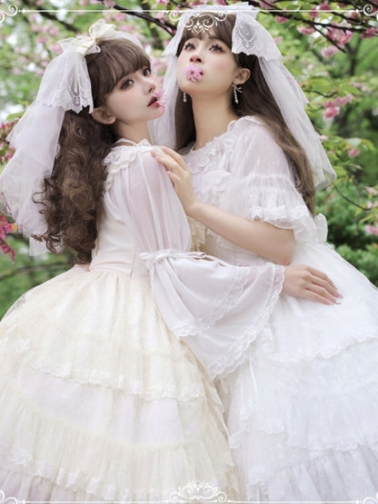 Angel Lace Frill Lolita Dress EIY0017