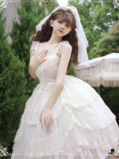 Angel Lace Frill Lolita Dress EIY0017