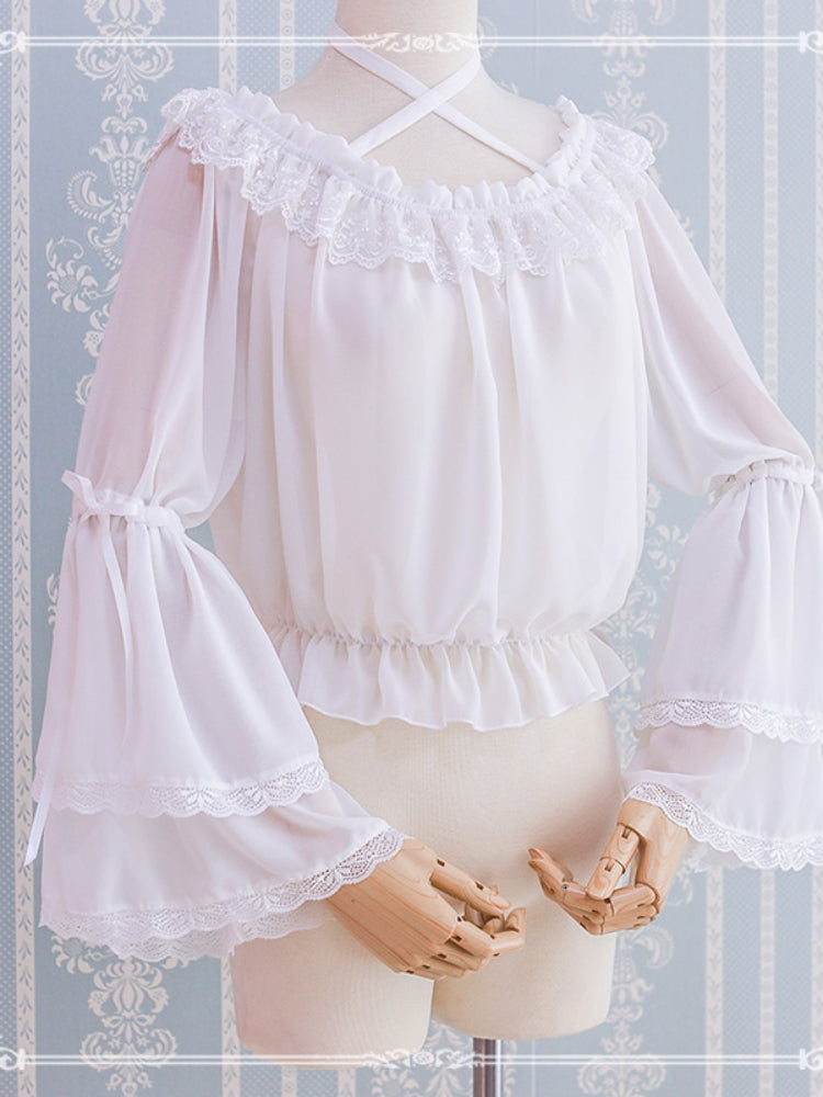 Angel Lace Frill Lolita Dress EIY0017