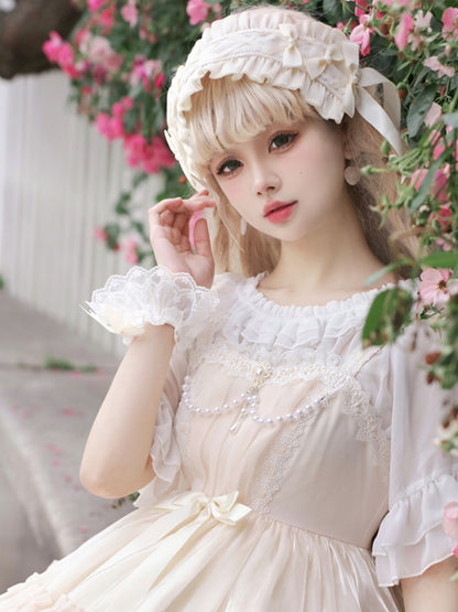 Sweet Apricot Lolita Tiered Dress EIY0021