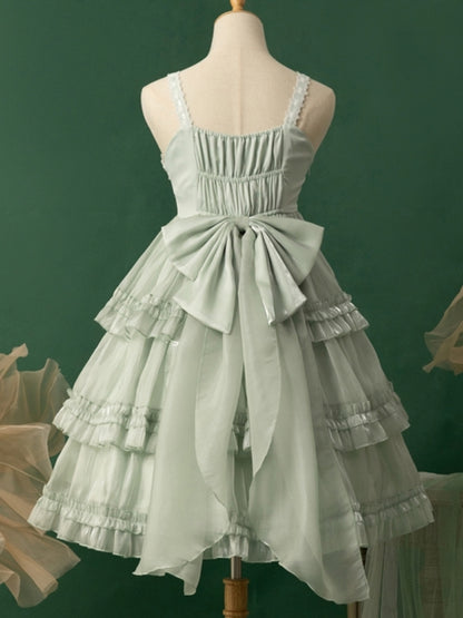 Sweet Apricot Lolita Tiered Dress EIY0021