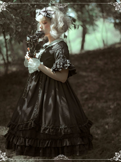 Dark Retro Palace-Style Lolita Dress EIY0026