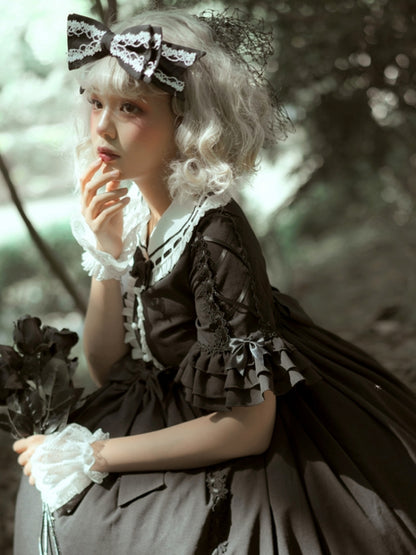 Dark Retro Palace-Style Lolita Dress EIY0026