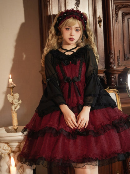 Dark Gothic Style Lolita Dress EIY0033