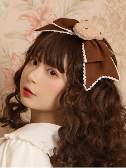 Bear Decoration Brown Lolita Dress EIY0034