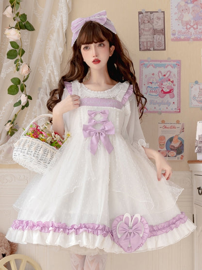 Purple and White Tulle Fairy Dress EIY0052