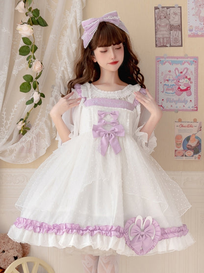 Purple and White Tulle Fairy Dress EIY0052