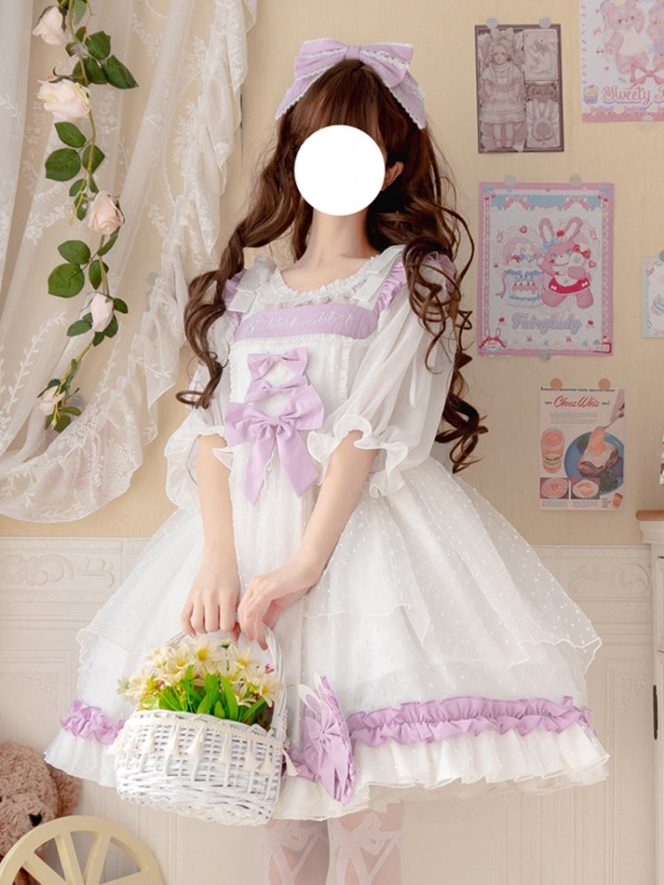 Purple and White Tulle Fairy Dress EIY0052