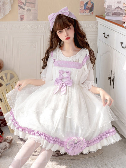 Purple and White Tulle Fairy Dress EIY0052