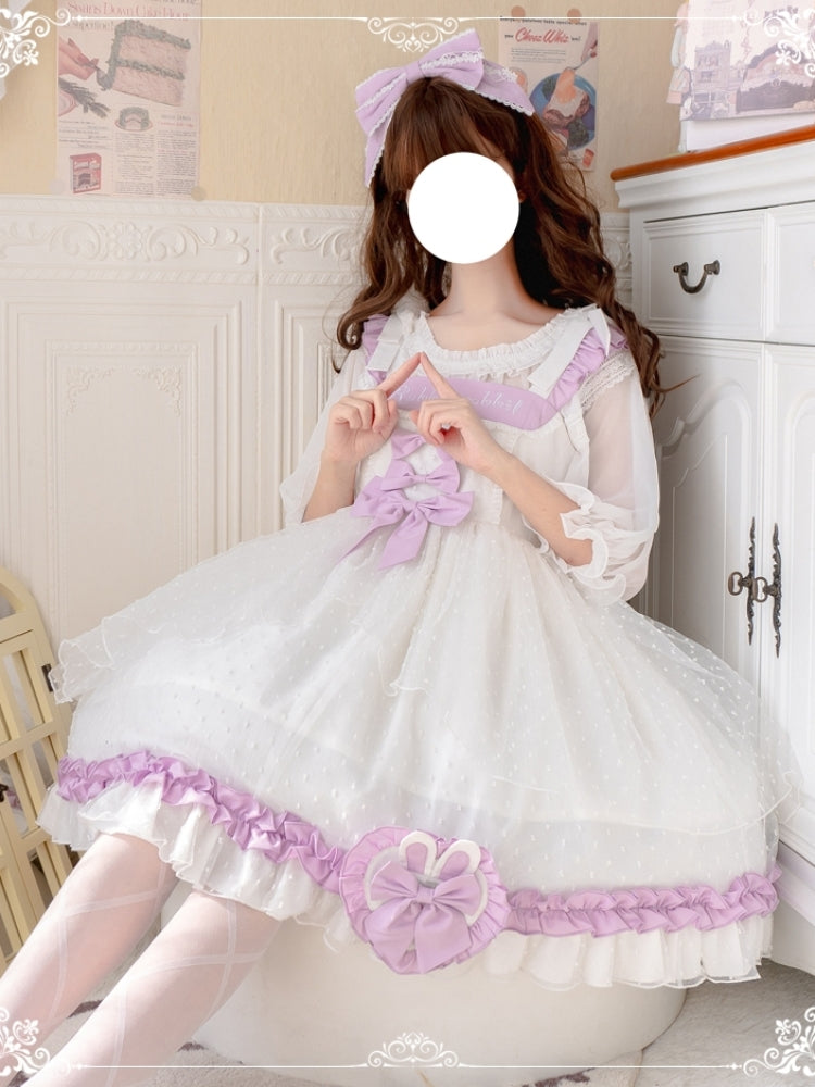 Purple and White Tulle Fairy Dress EIY0052