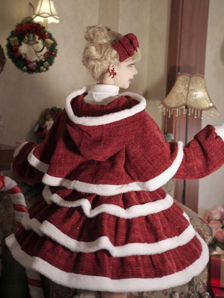 Christmas Lolita Wine Red Dress EIY0063