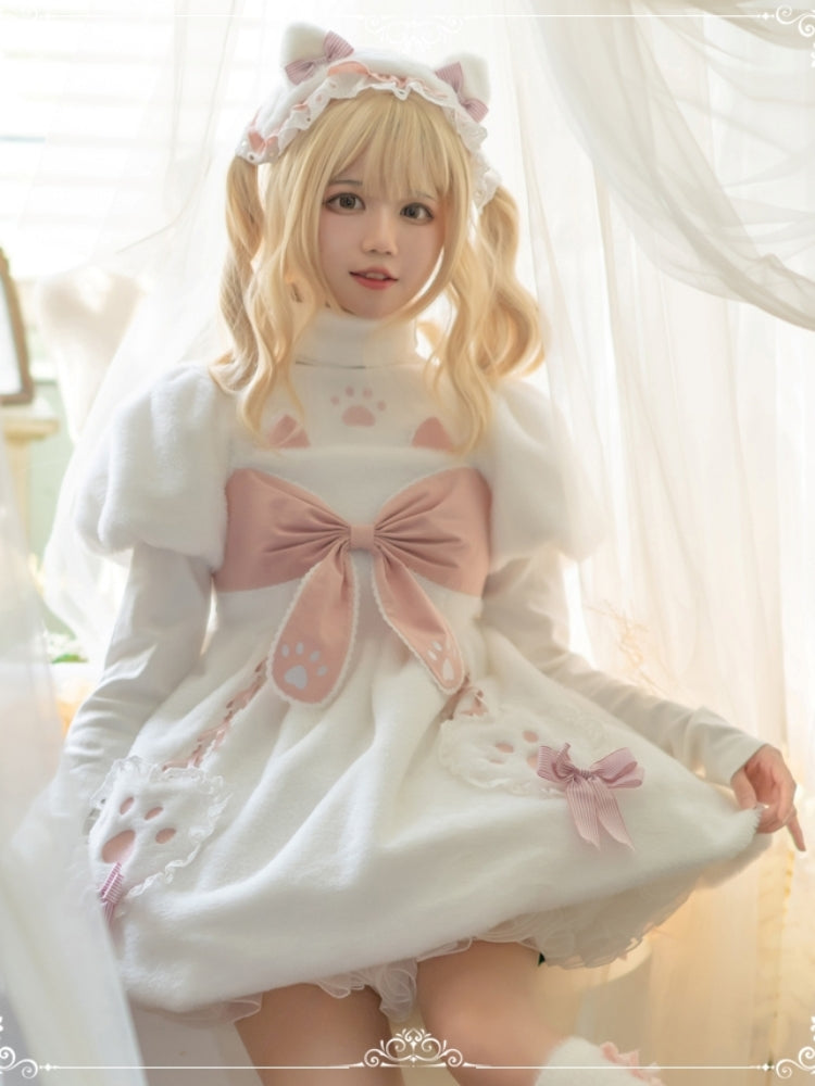 White Cat Costume Lolita Dress EIY0078