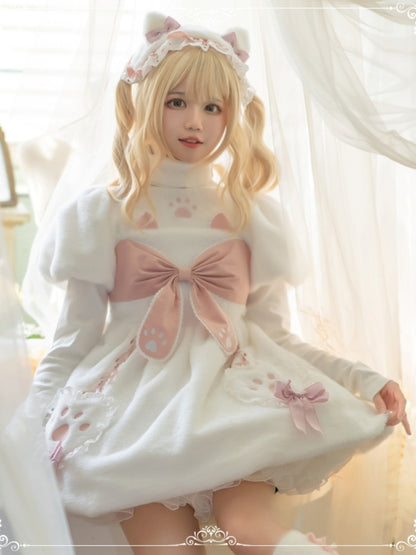 White Cat Costume Lolita Dress EIY0078