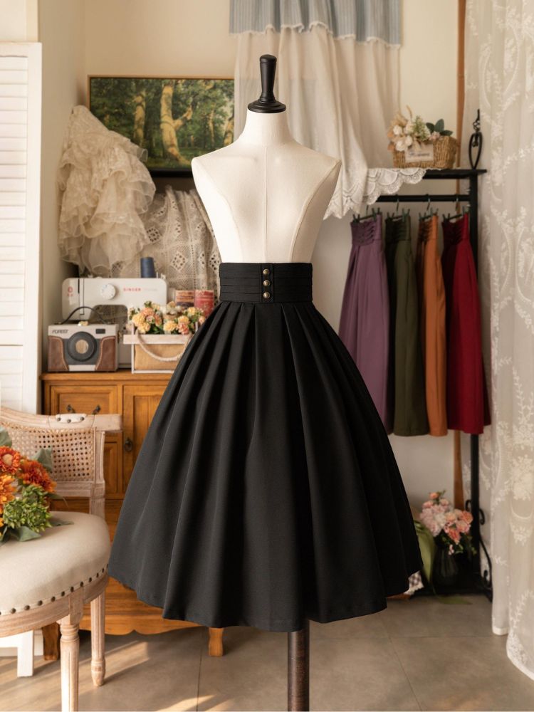 Classic Middle Pleat Skirt FOR0011