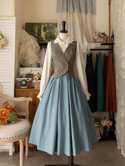 Elegant Retro Classic skirt FOR0014