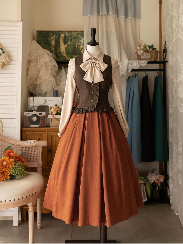 Elegant Retro Classic skirt FOR0014