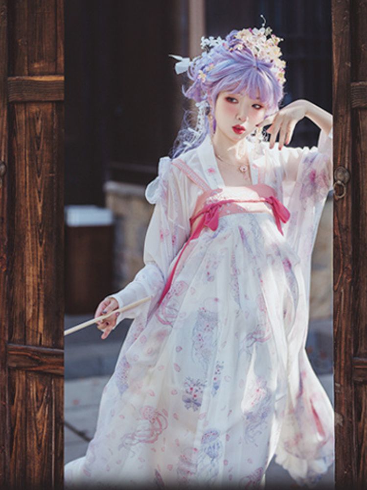 China Style blossom and jellyfish design Gorgeous dress FOR0051 FOR0051