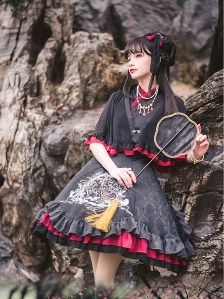 Chinese Style Elegant Embroidery Lolita Dress FOR0058