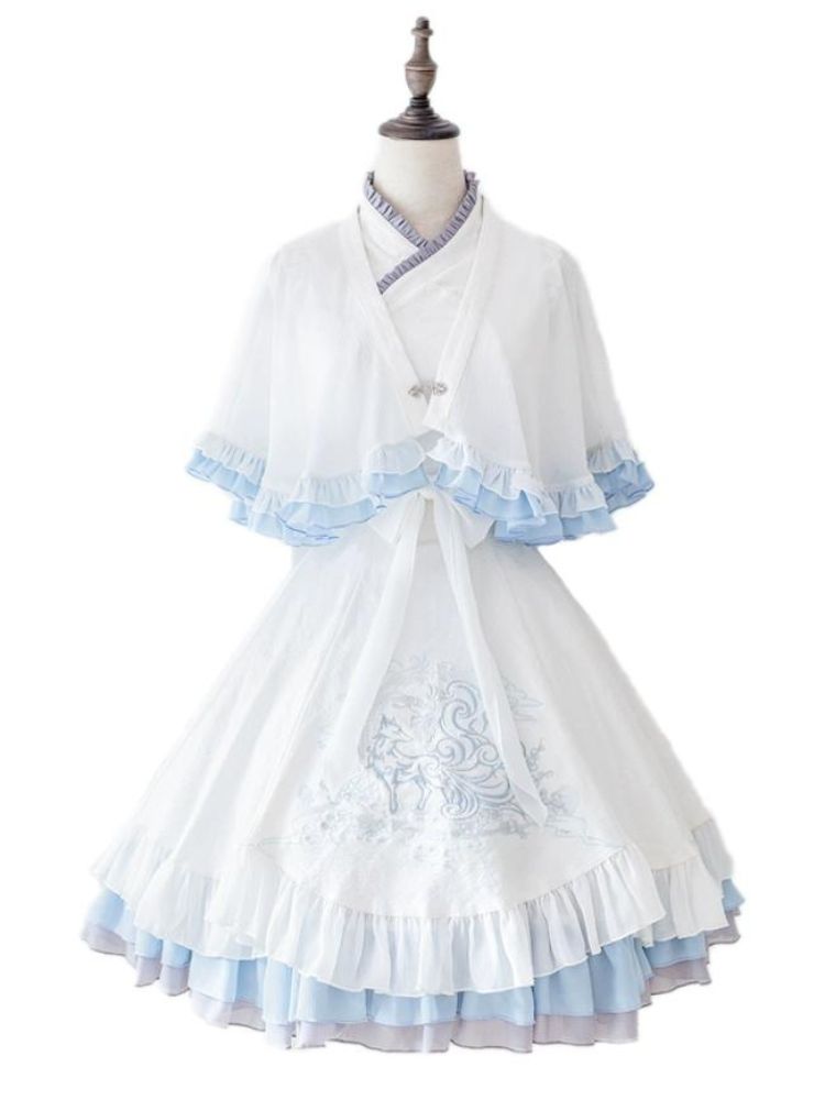 Chinese Style Elegant Embroidery Lolita Dress FOR0058